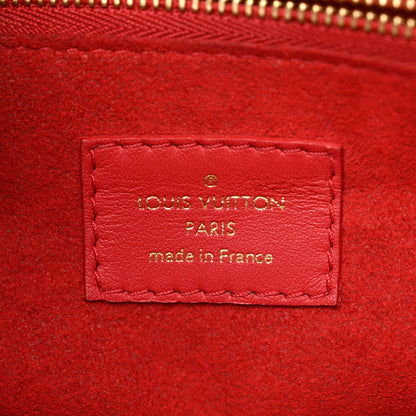 Louis Vuitton Grained Calfskin Monogram Double V Rubis 6 of 19