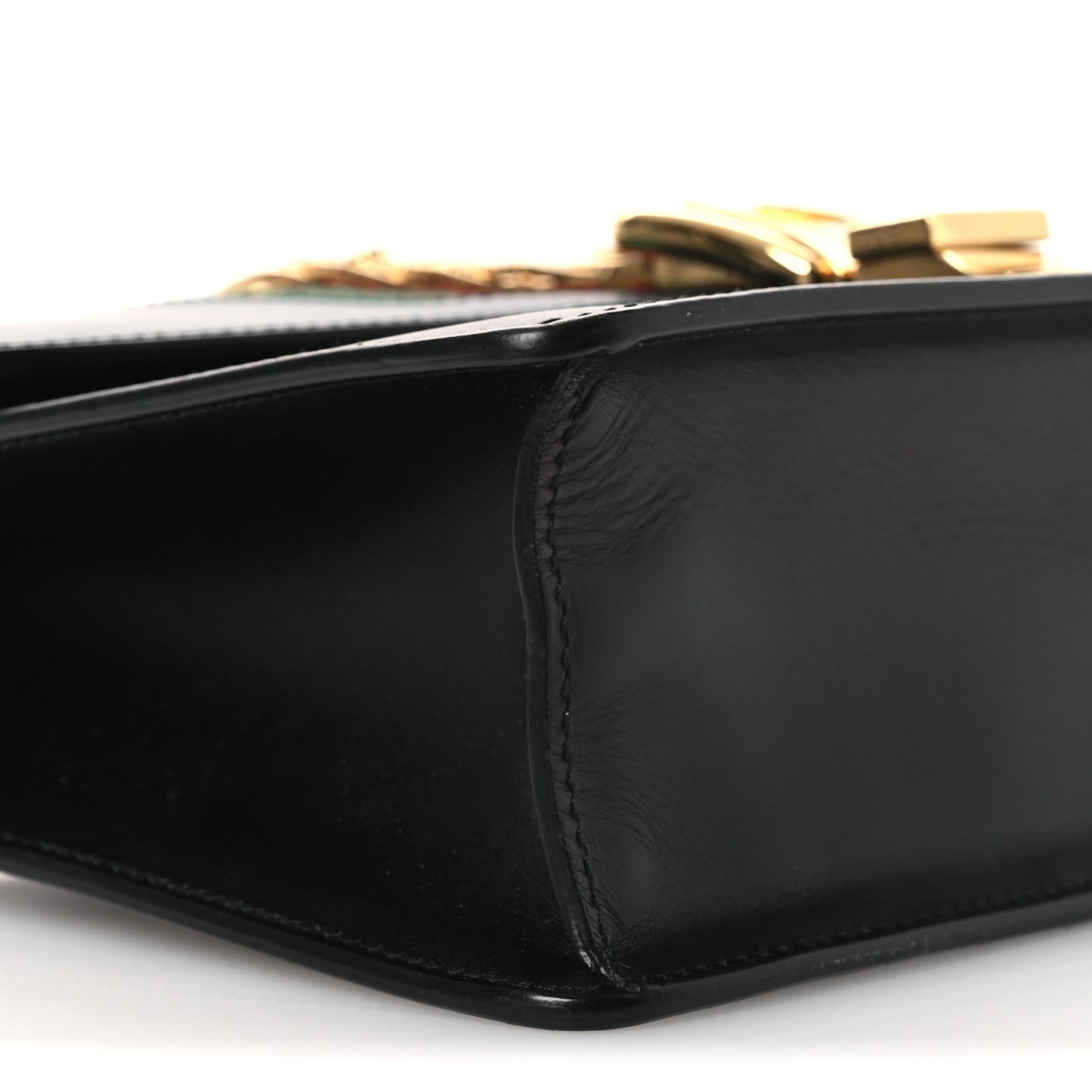 Calfskin Small Sylvie Shoulder Bag Black