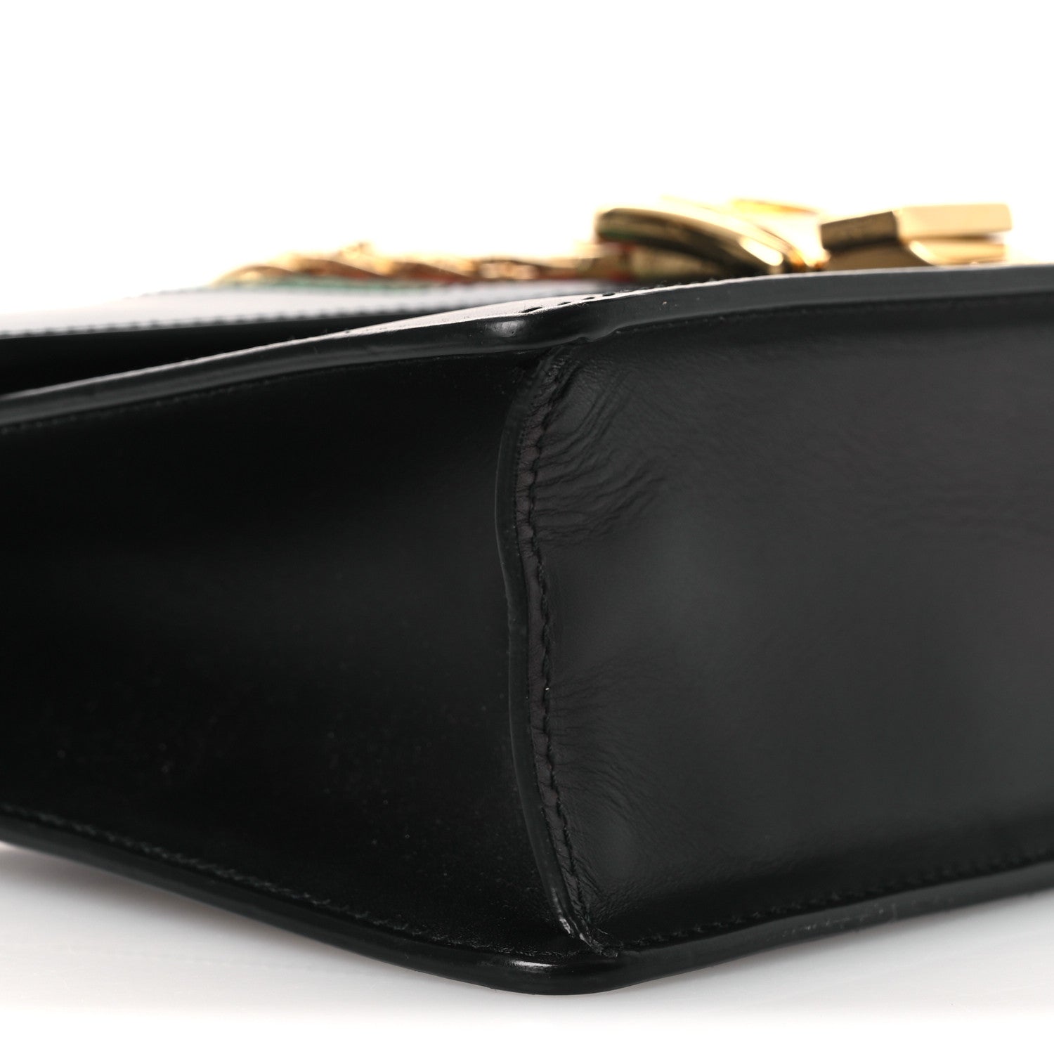 Gucci Calfskin Small Sylvie Shoulder Bag Black 9 of 15