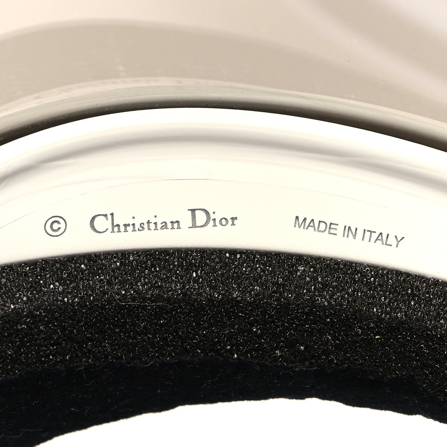 Mirrored DiorClub1 Sun Visor Navy