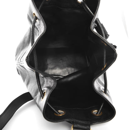 Chanel Caviar Sling Backpack Black 5 of 10