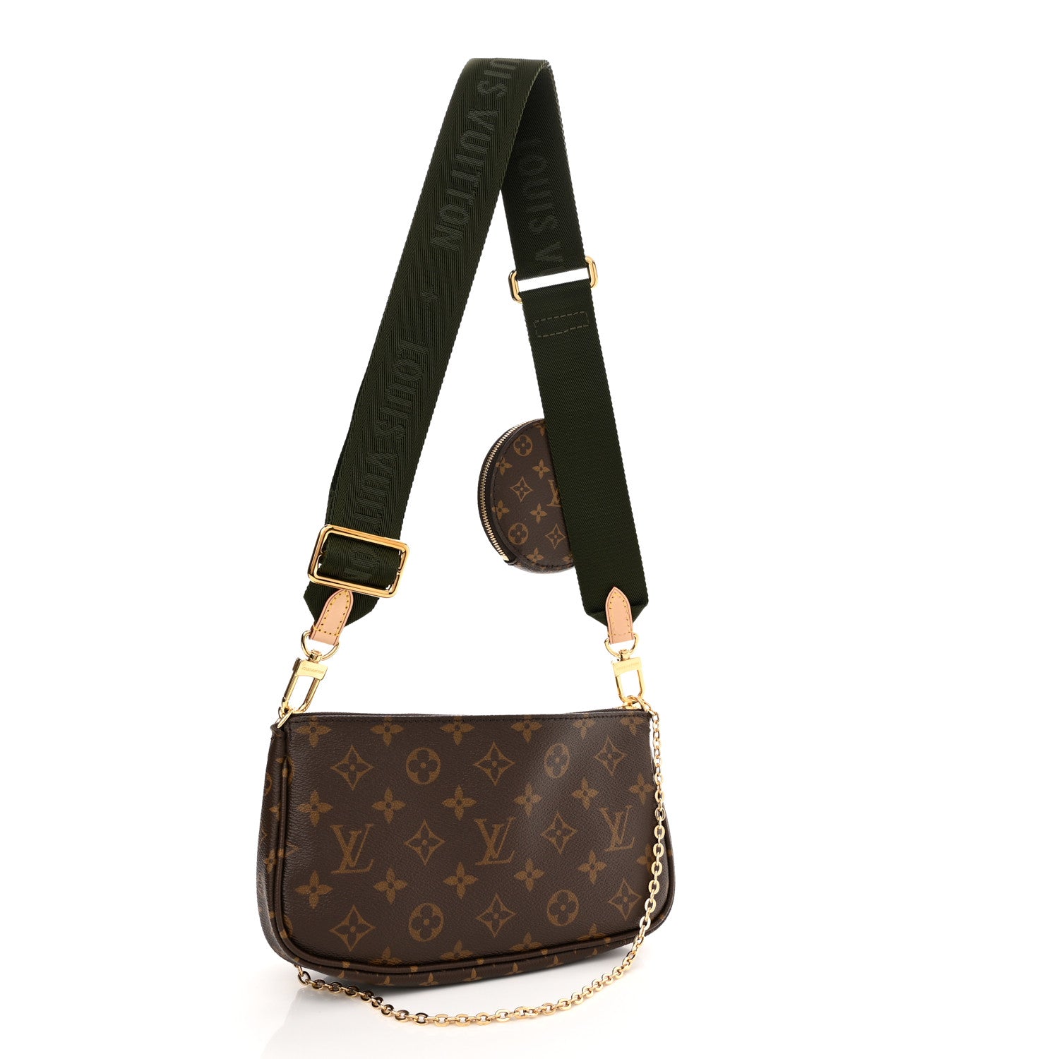 Louis Vuitton Monogram Multi Pochette Accessories Kaki 3 of 10