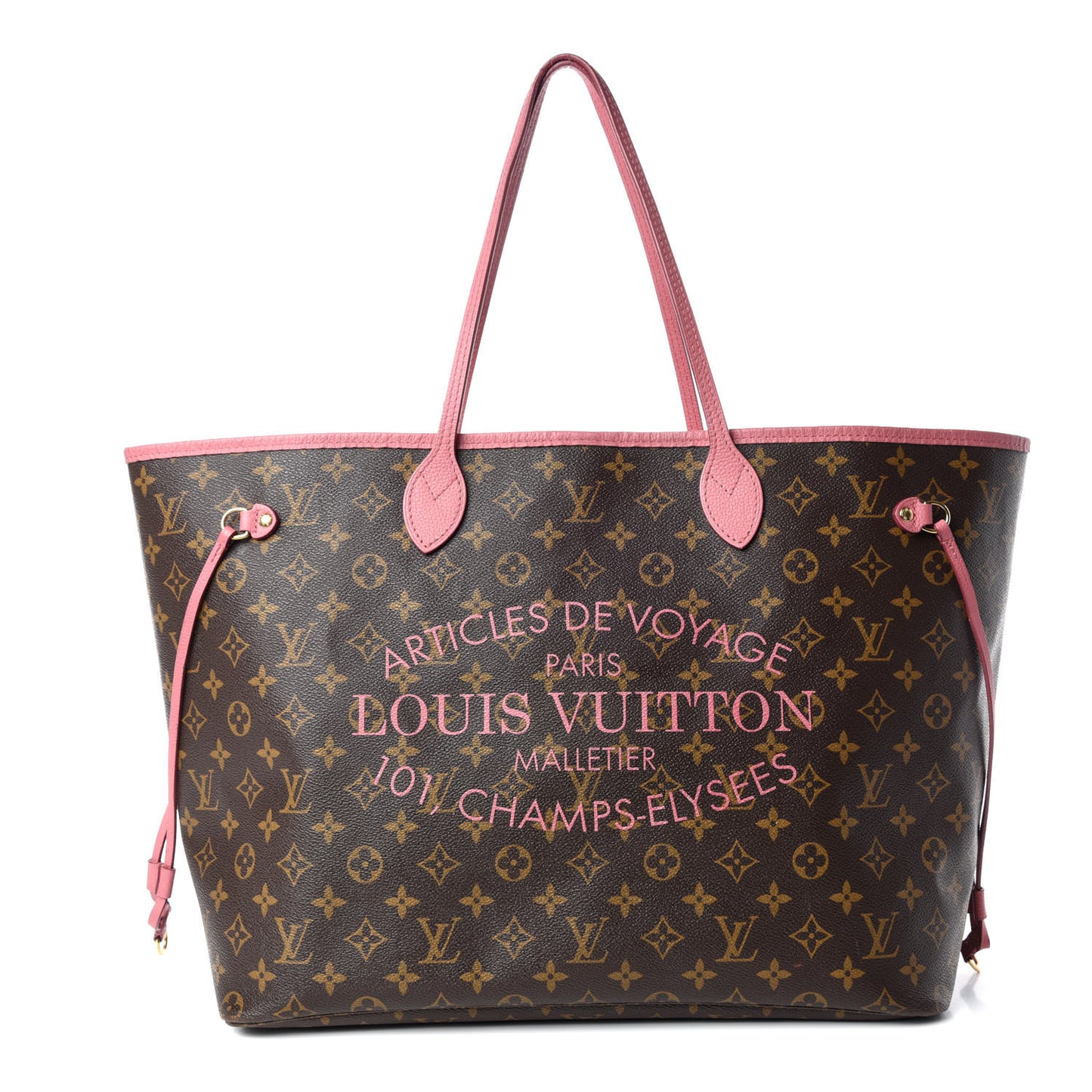Monogram Articles de Voyage Ikat Neverfull GM Rose Velours