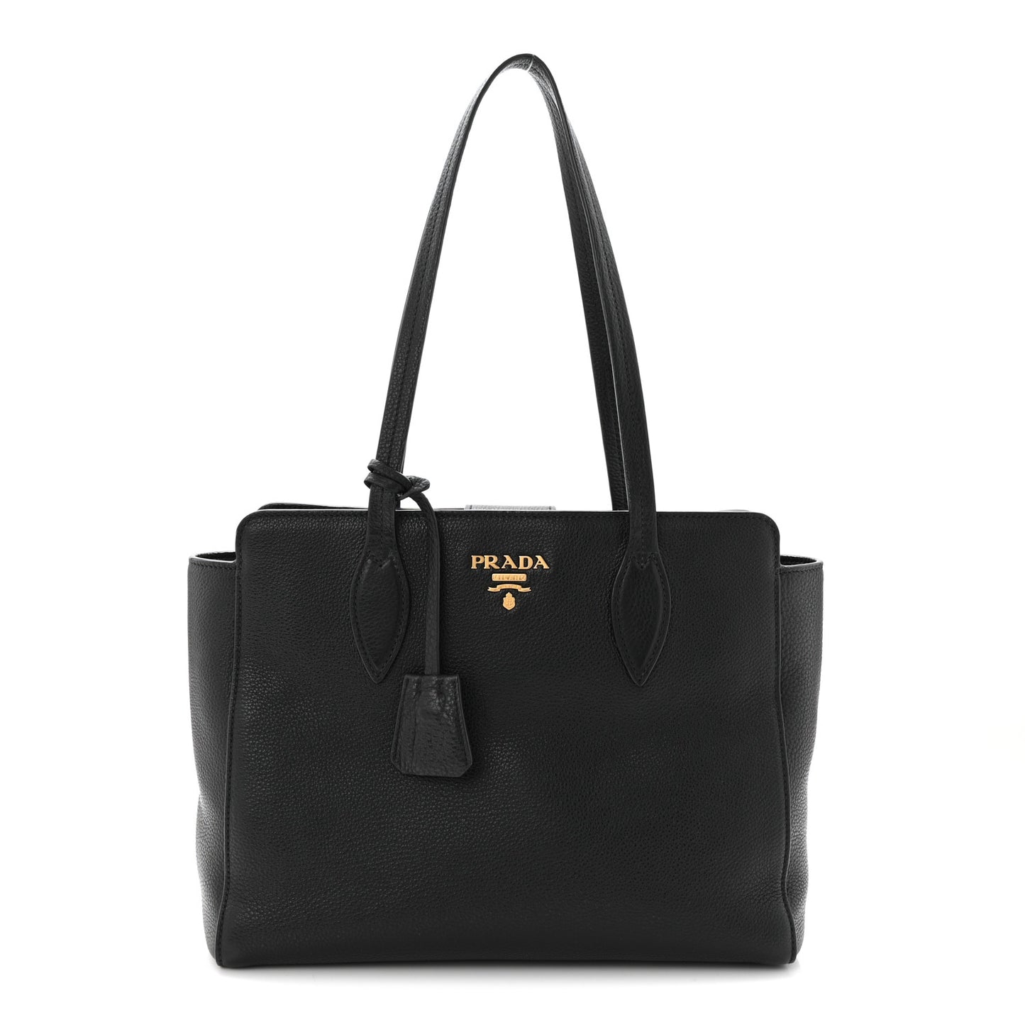Vitello Phenix Tote Black