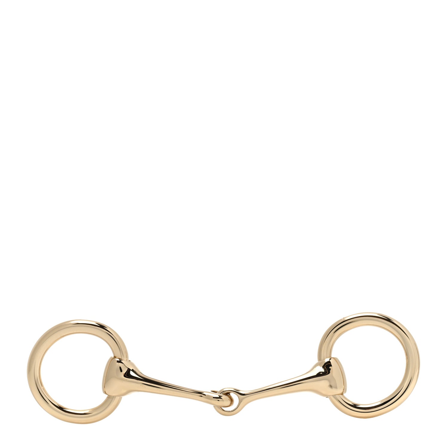 Hermes Permabrass Mors Scarf Ring Gold 1 of 4