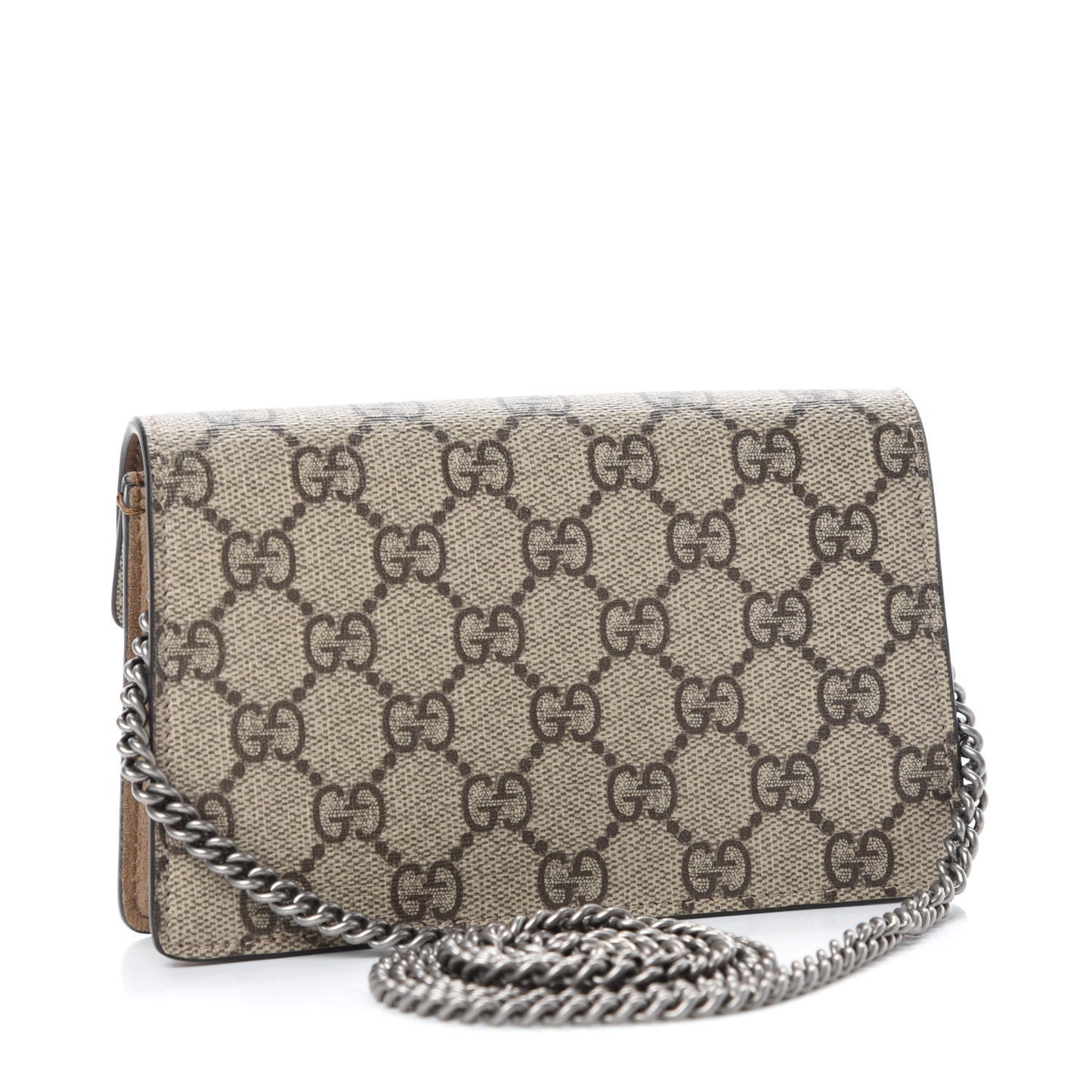 GG Supreme Monogram Super Mini Dionysus Shoulder Bag Taupe