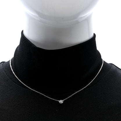 Tiffany Platinum Diamond .27ct Elsa Peretti Diamonds by the Yard Pendant Necklace 2 of 5