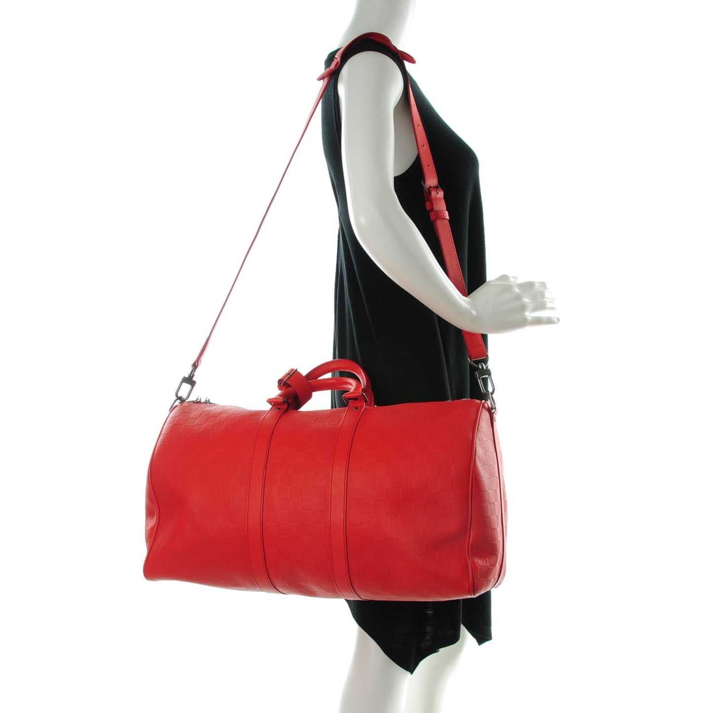 Damier Infini Keepall Bandouliere 45 Fusion