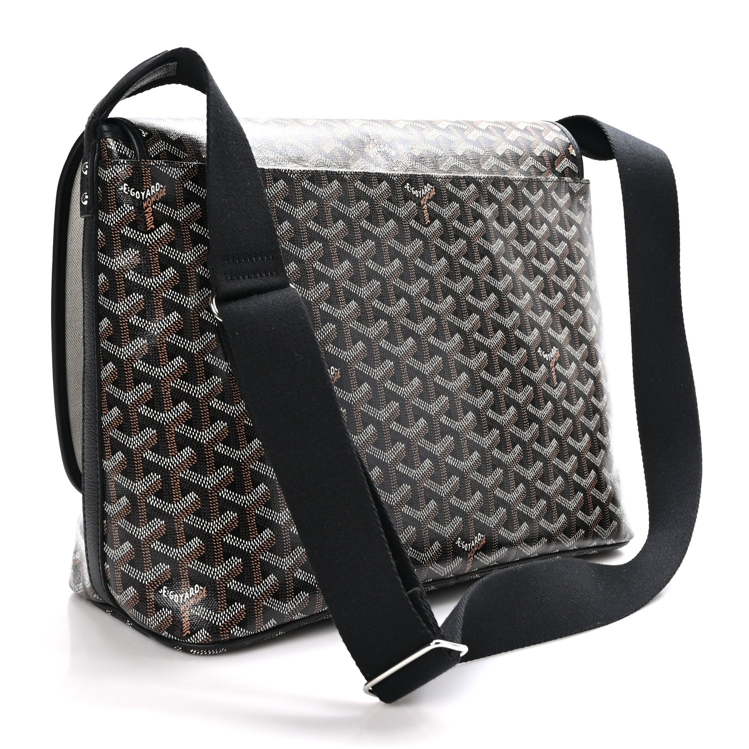 Goyard Goyardine Capetien Messenger Bag Black 3 of 11