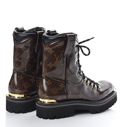 Louis Vuitton Monogram Glaze Mens Outland Ankle Boots 8 Ebene 4 of 7
