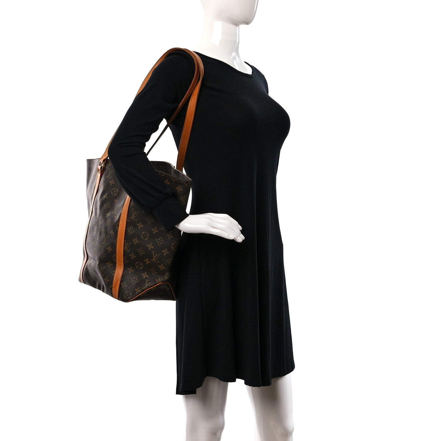 Louis Vuitton Monogram Sac Shopping Tote 2 of 12