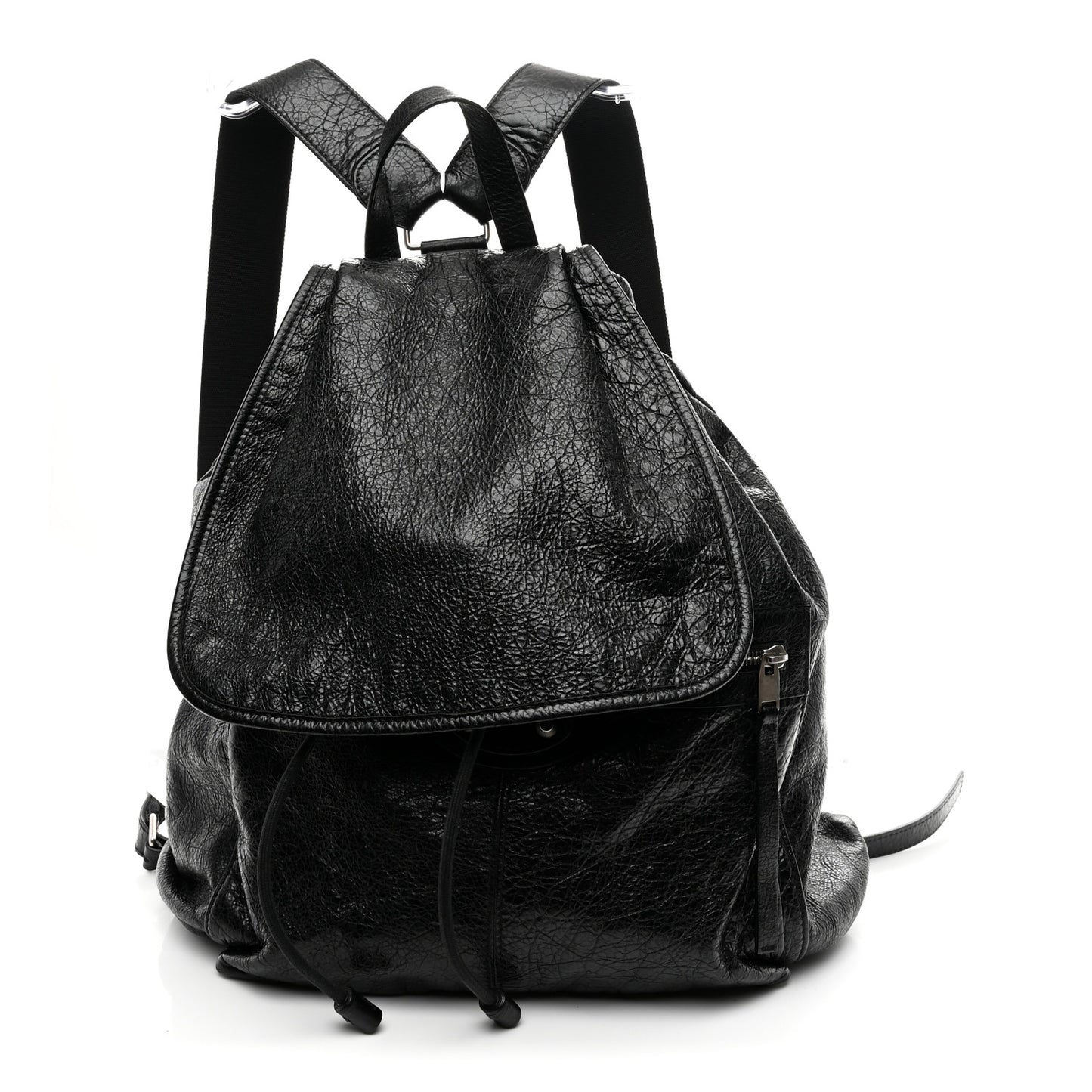 Agneau Giant 12 Silver Hardware S Traveler Backpack Black