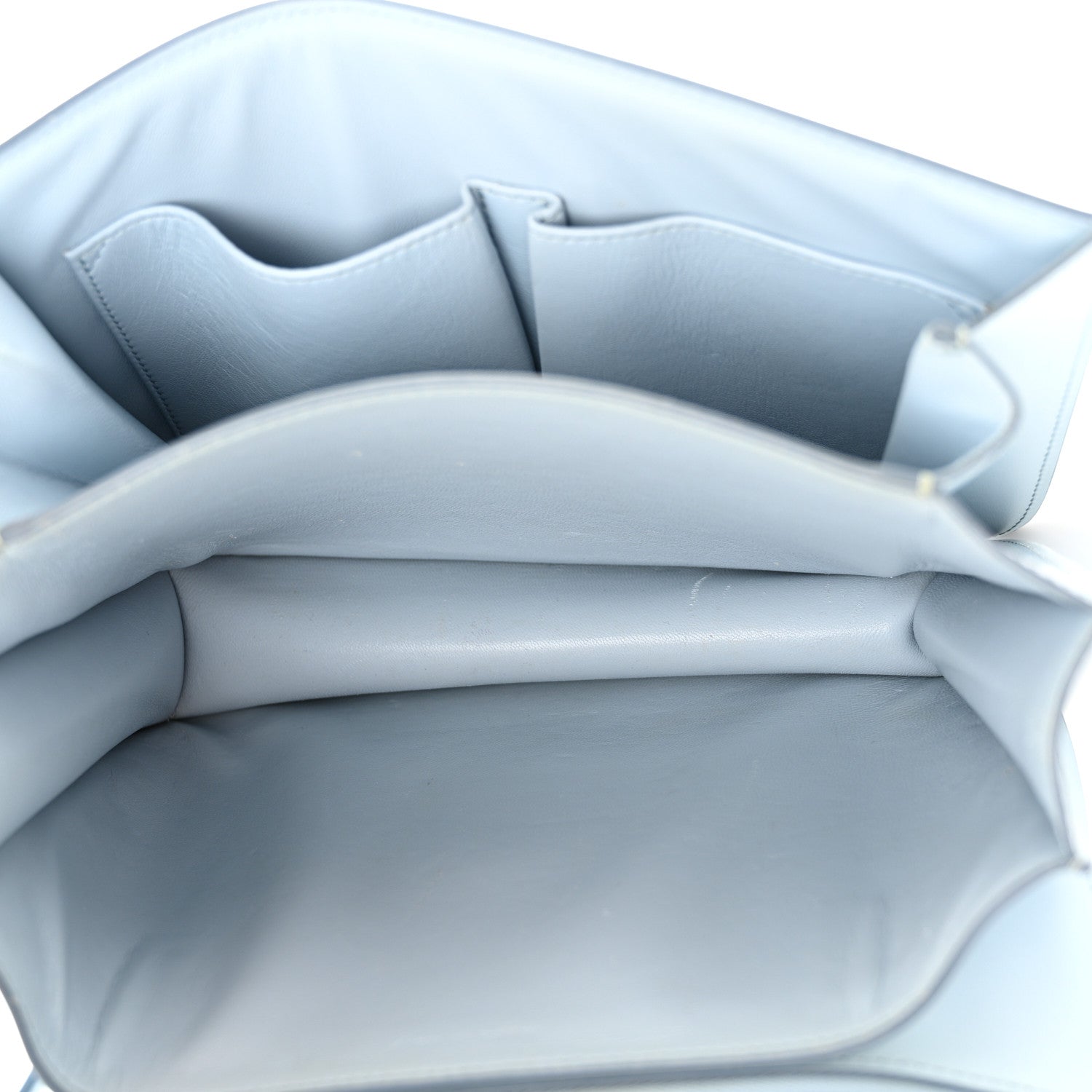 Celine Box Calfskin Medium Classic Box Flap Bag Sky 5 of 16