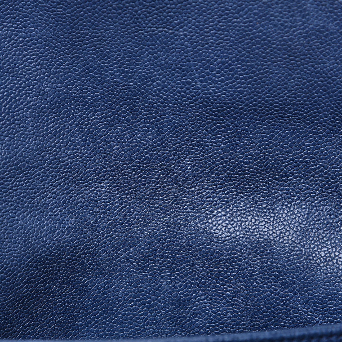 Caviar Quilted Medium Simply CC Flap Blue