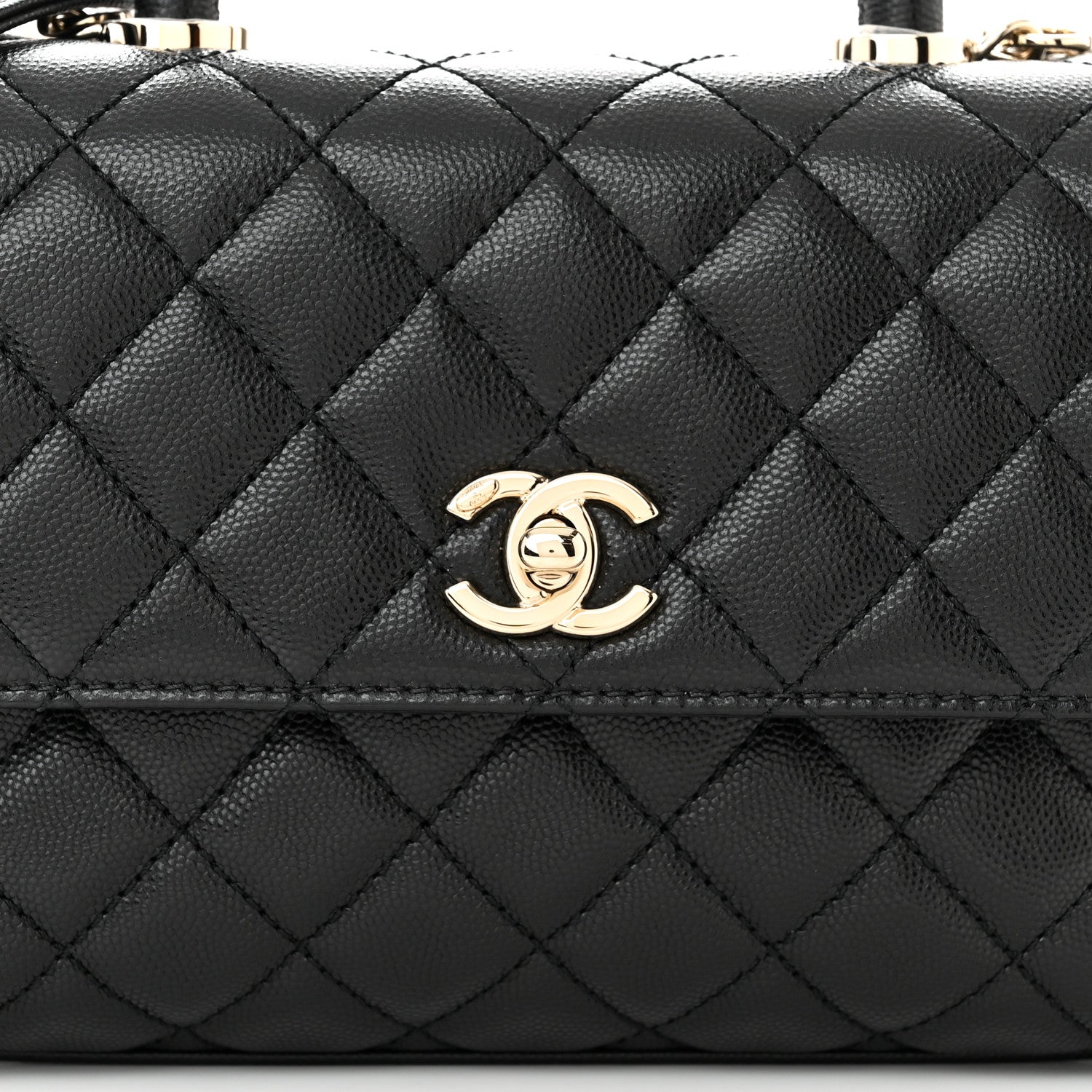 Chanel Caviar Quilted Mini Coco Handle Flap Black 8 of 11