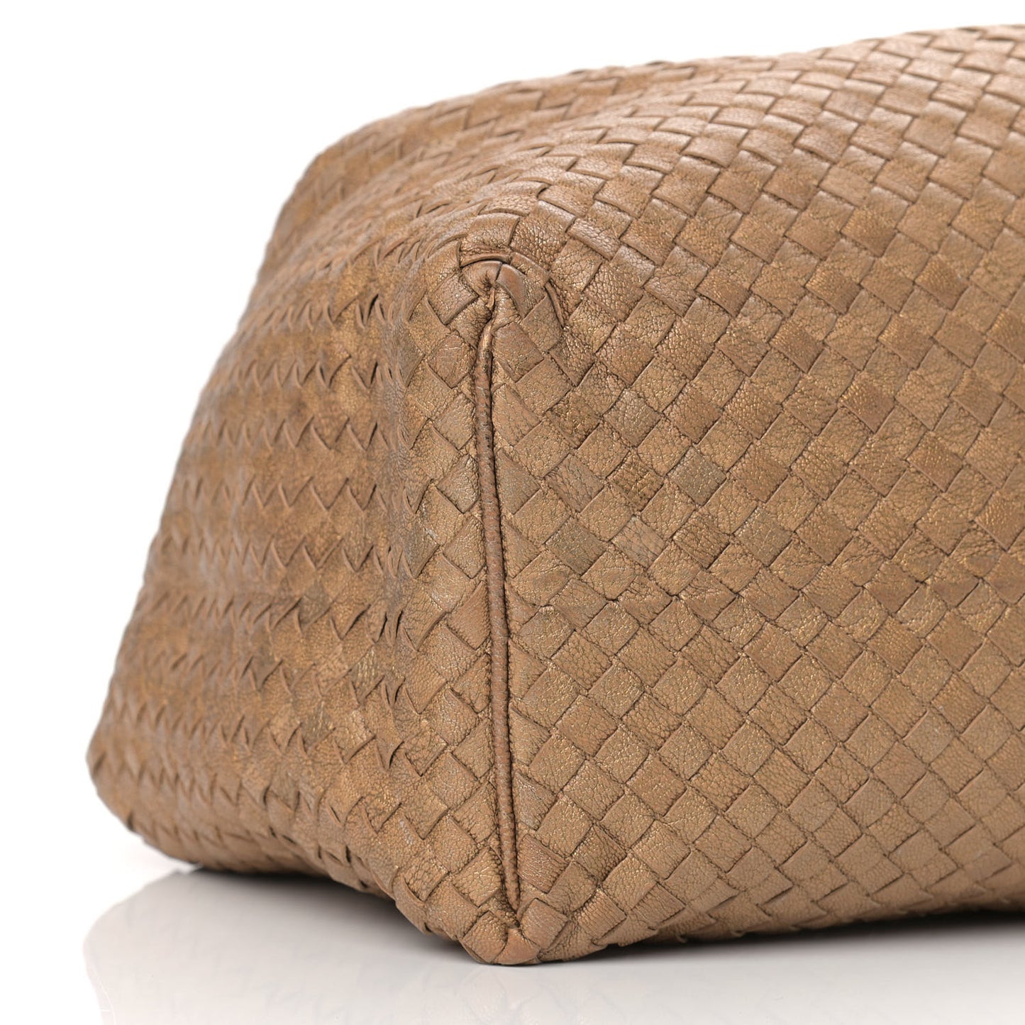Chevre Intrecciato Sloane Hobo Ottone