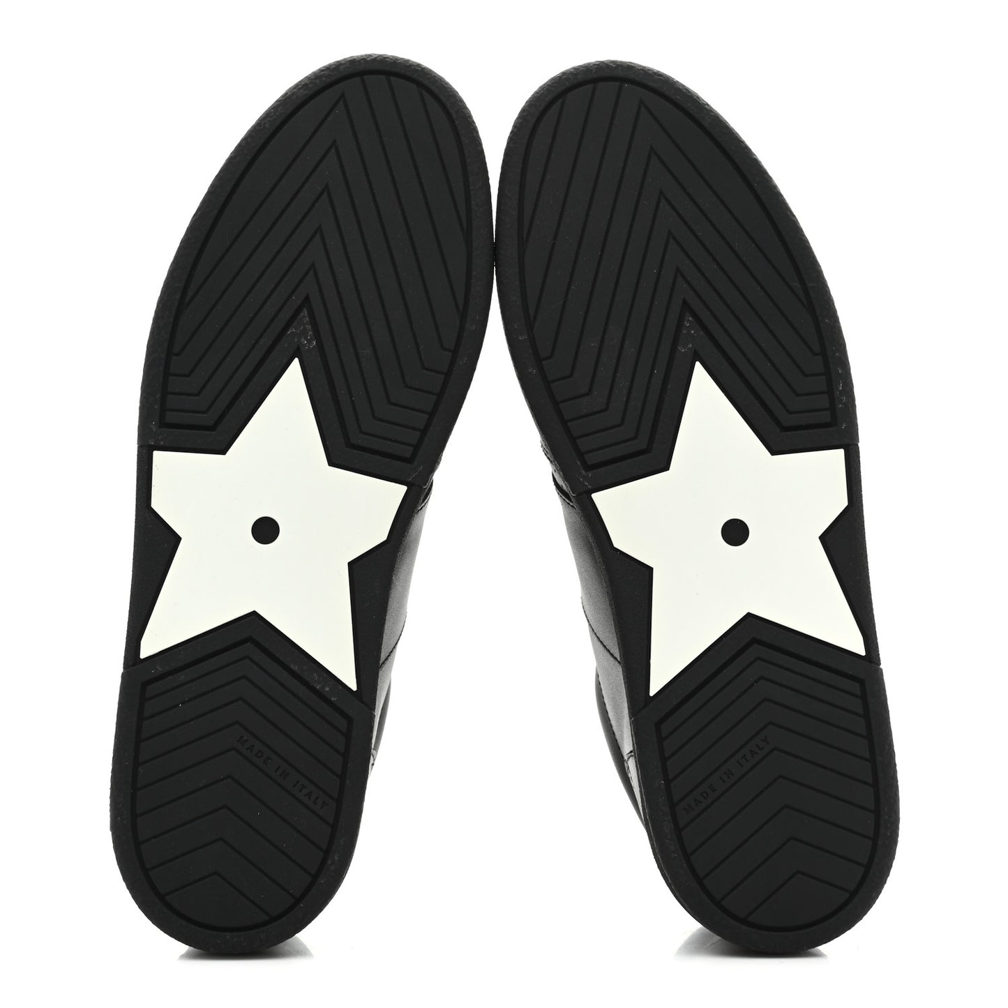 Calfskin Suede Logo Sneakers 37 Black