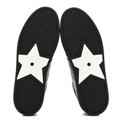 Christian Dior Calfskin Suede Logo Sneakers 37 Black 6 of 9