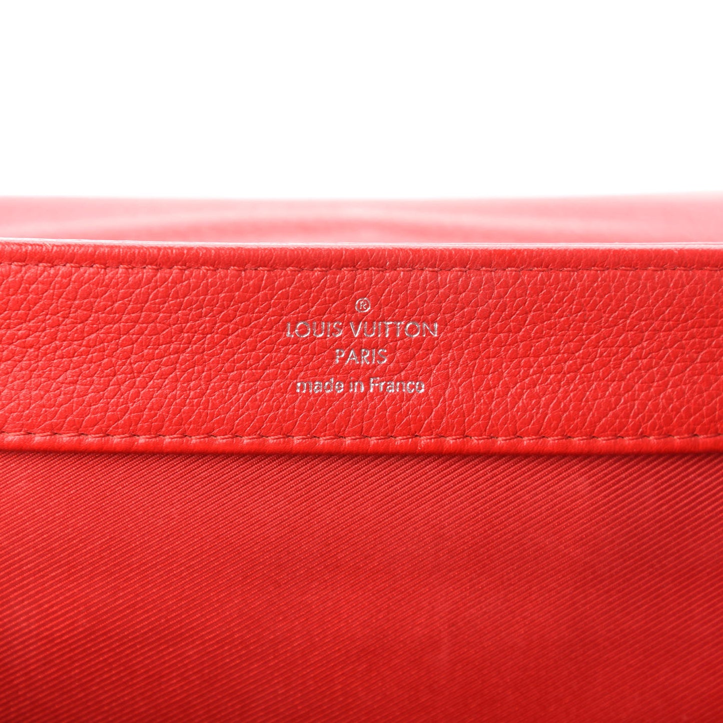 Calfskin Lockme II Chain Bag BB Rubis