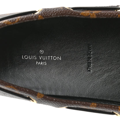 Louis Vuitton Patent Reverse Monogram Gloria Loafers 39 6 of 7