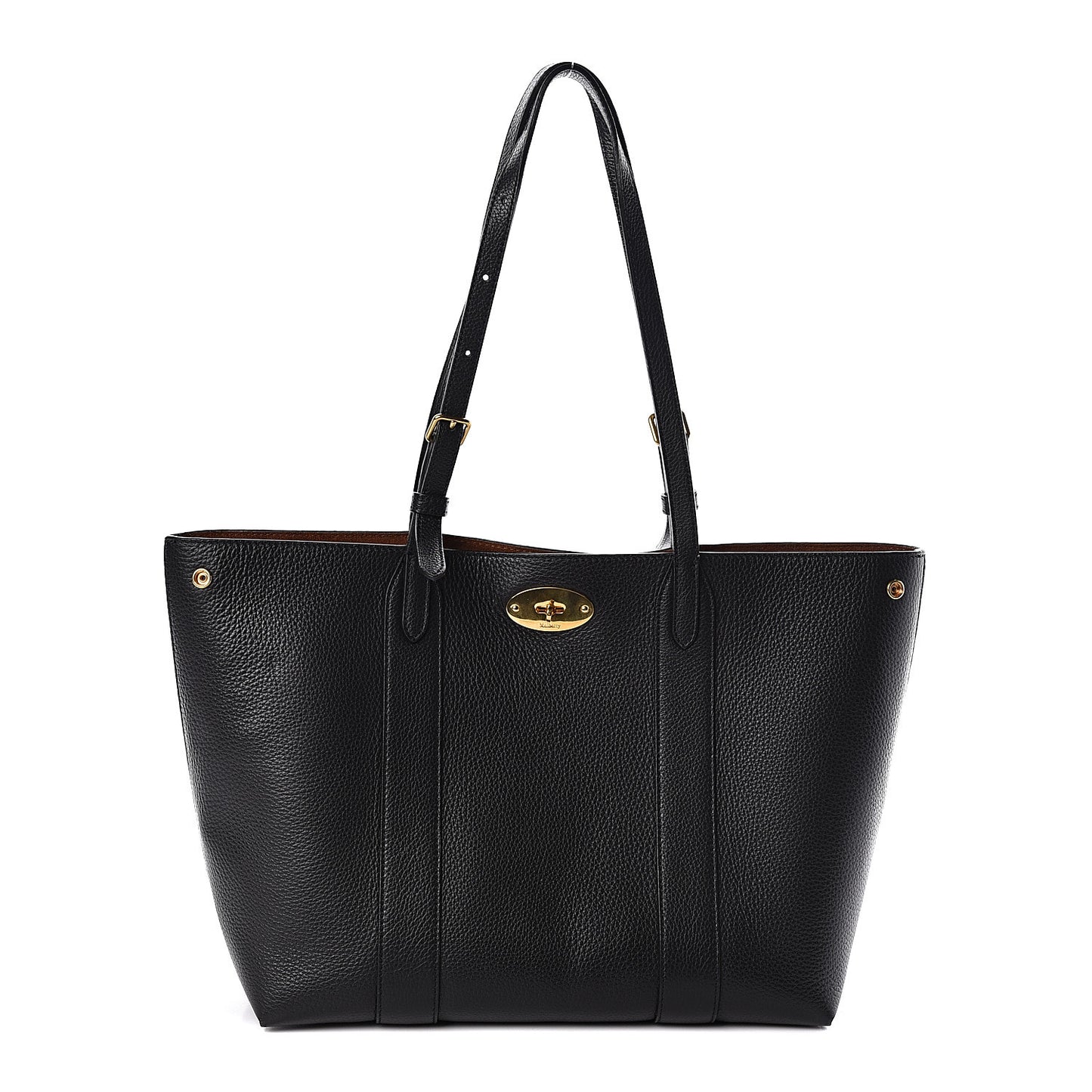 Small Classic Grain Bayswater Tote Black