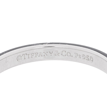 Tiffany Platinum 2mm Milgrain Wedding Band Ring 49 4.75 4 of 4