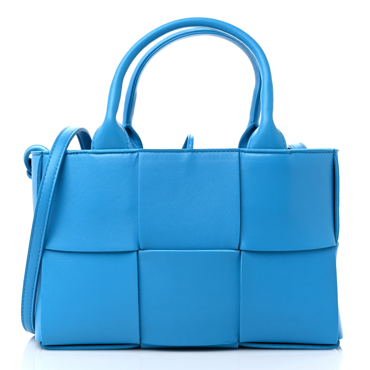 Bottega Veneta Grained Calfskin Maxi Intrecciato Mini Arco Tote Pool 2 of 9