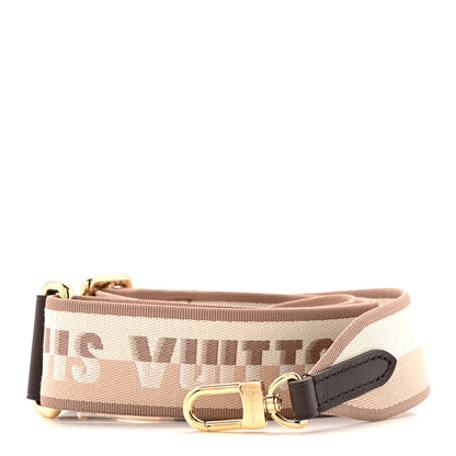 Louis Vuitton Jacquard Speedy Bandouliere 20 Shoulder Strap Beige Brown 1 of 6