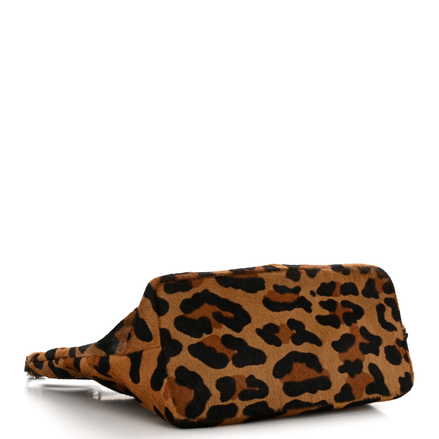 Calf Hair Leopard Print Bag