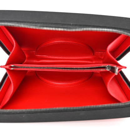 Christian Louboutin Calfskin Rubber Adolon Messenger Bag Black 5 of 9