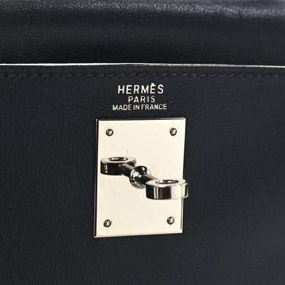 Hermes Swift Kelly Retourne 32 Bleu Indigo 6 of 16