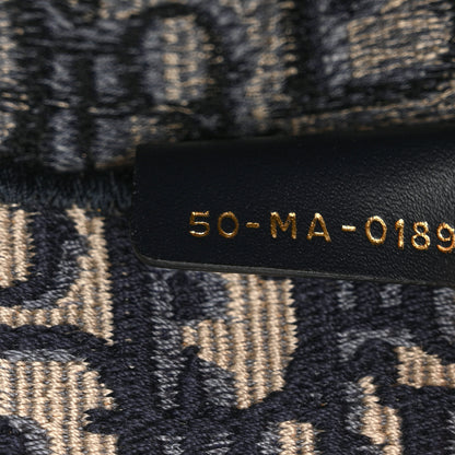 Christian Dior Oblique Medium Book Tote Blue Multicolor 7 of 14