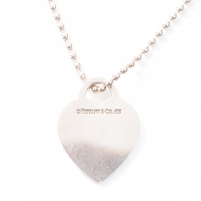 Tiffany Sterling Silver Long Return to Tiffany Heart Pendant Necklace 4 of 6