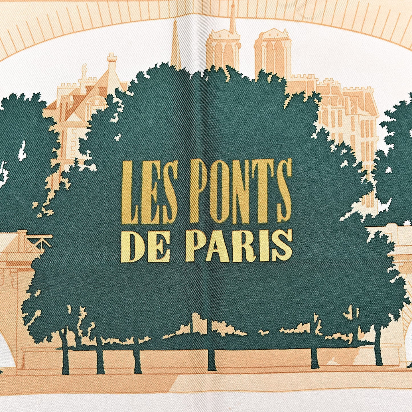 Silk Les Ponts De Paris Scarf 90