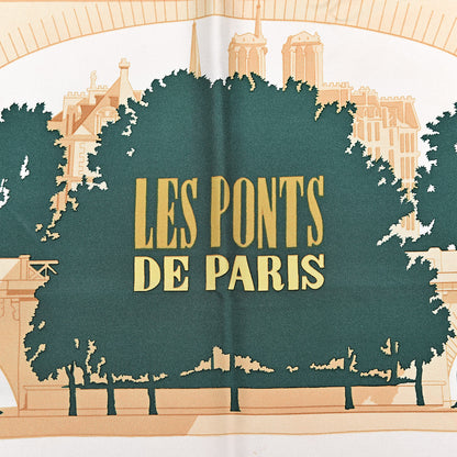 Hermes Silk Les Ponts De Paris Scarf 90 5 of 9