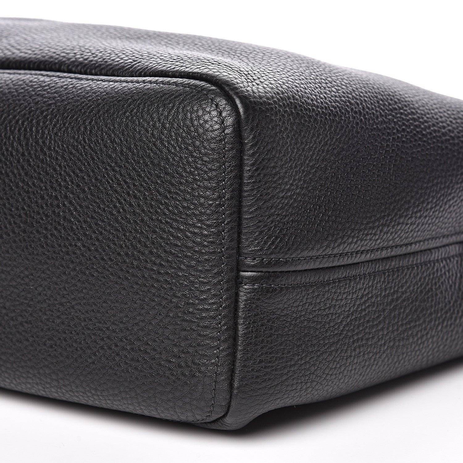 Prada Vitello Daino Tote Black 9 of 9