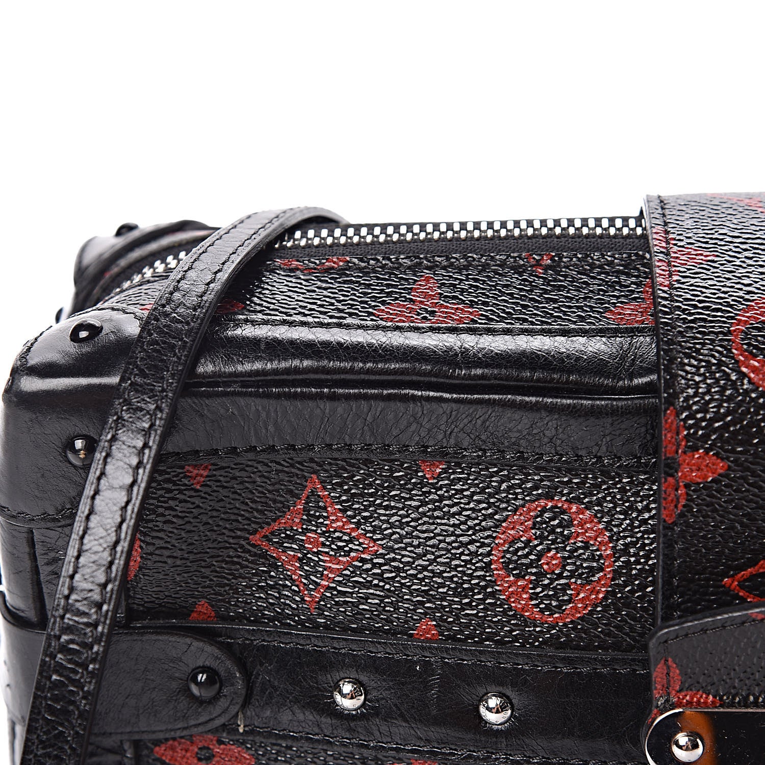 Louis Vuitton Monogram Petite Malle Soft MM Infrarouge 7 of 12