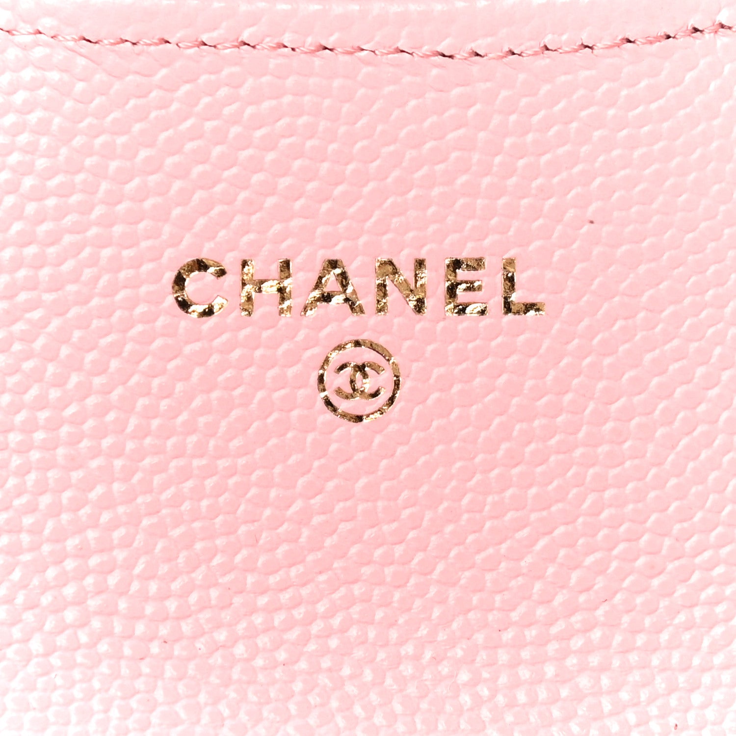 Chanel Caviar Quilted Flap Card Holder Wallet Light Pink 11 of 14