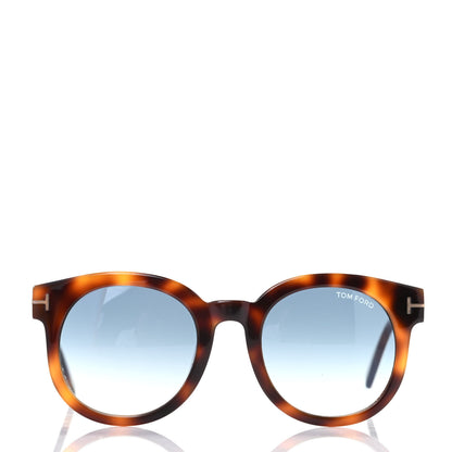 Tom Ford Janina Round Sunglasses TF435 Tortoise 2 of 8