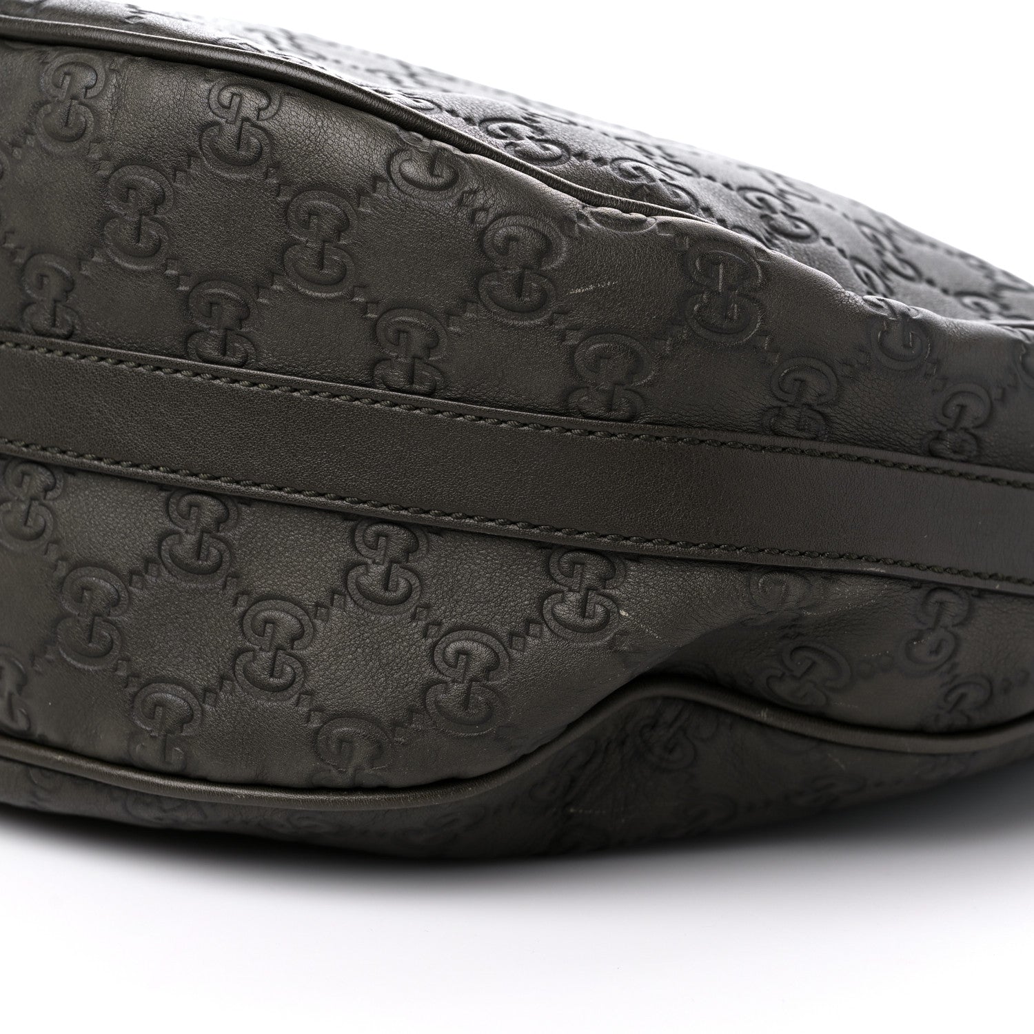 Gucci Guccissima Medium GG Twins Hobo Olive Green 10 of 13