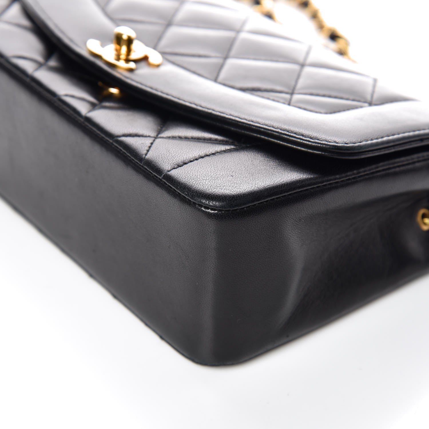 Chanel Lambskin Quilted Small Single Flap Black 9 of 11