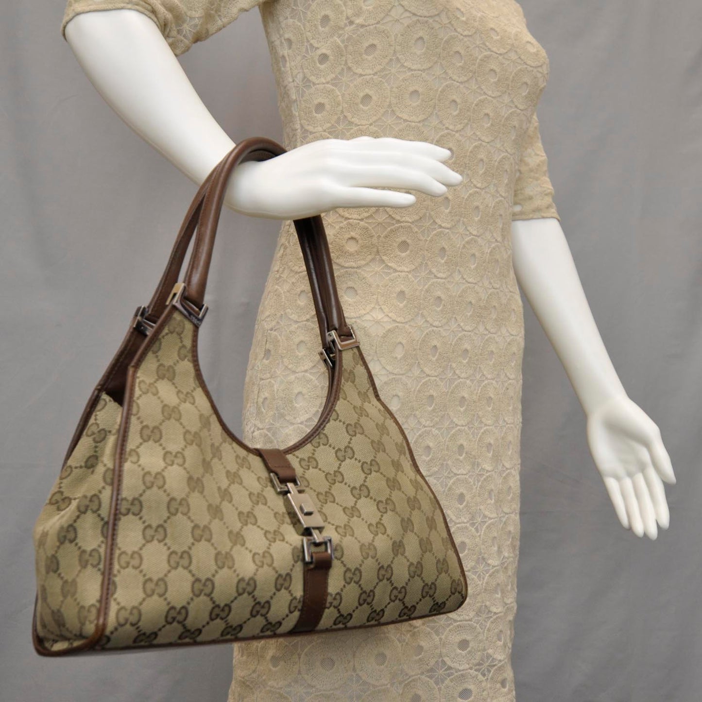 Monogram Bardot Brown
