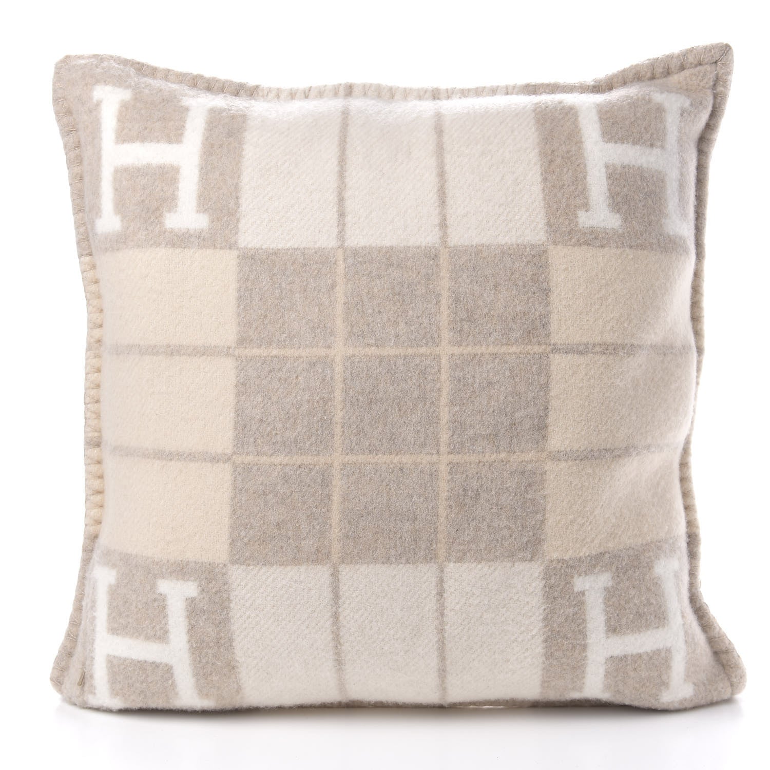 Hermes Wool Cashmere Avalon III Pillow PM Coco Camomille 2 of 3