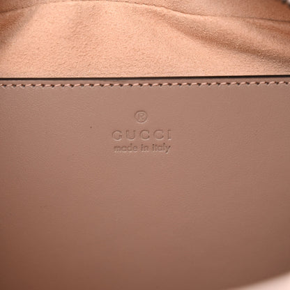 Gucci Calfskin Matelasse Small GG Marmont Chain Shoulder Bag Porcelain Rose 6 of 11