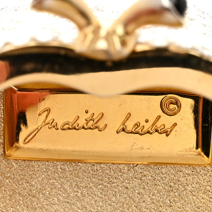 Judith Leiber Crystal Butterfly Celestrina Minaudiere Clutch Gold Multicolor 6 of 9