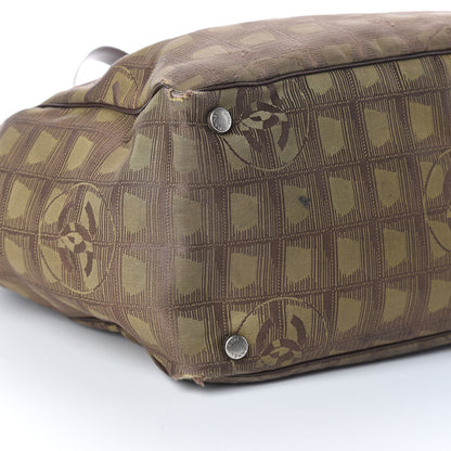 Chanel Nylon Medium Travel Tote Khaki 9 of 15