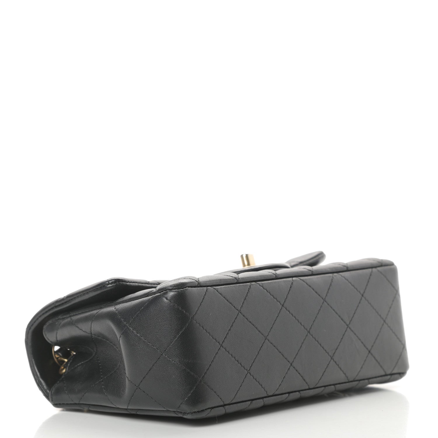 Chanel Lambskin Quilted Mini Rectangular Flap Black 4 of 15