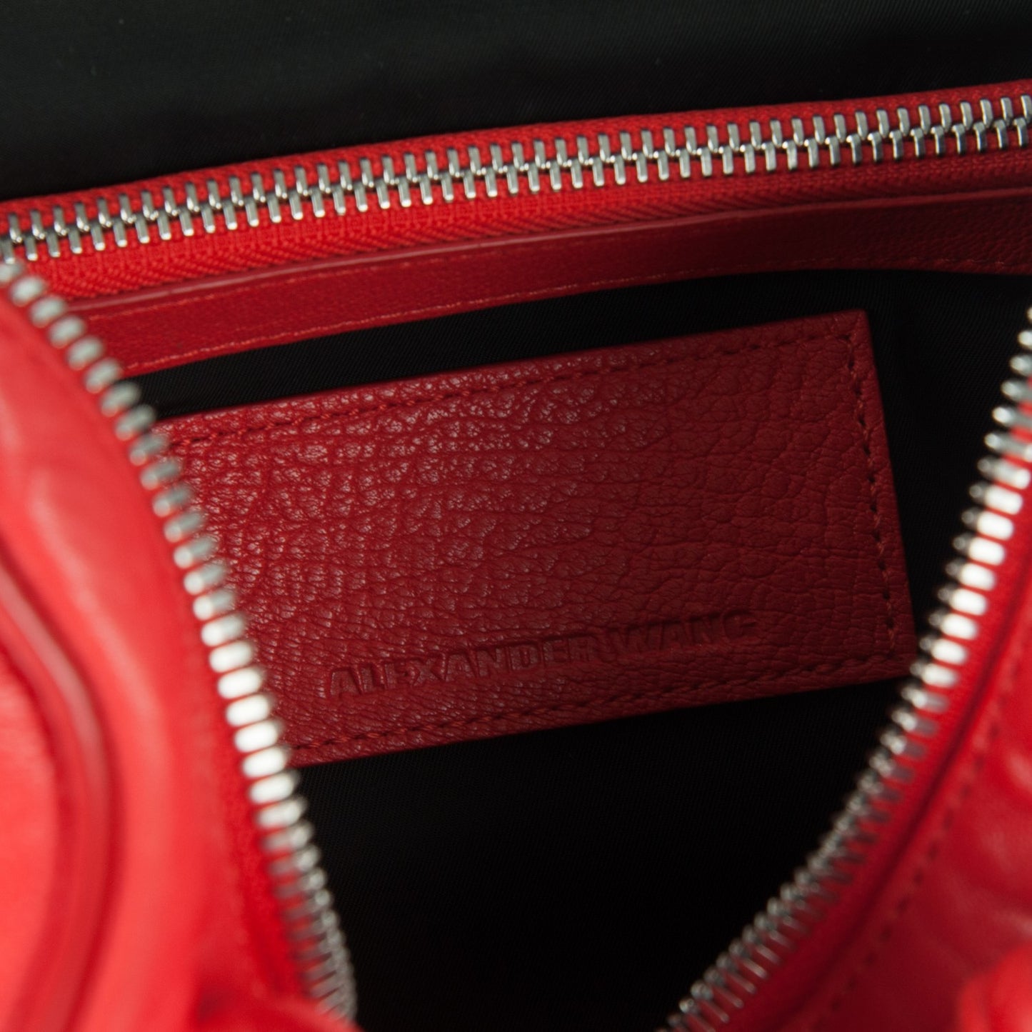 Pebbled Lambskin Rockie Cola Rhodium Hardware
