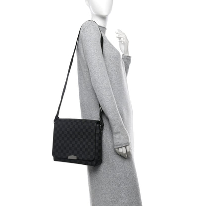 Louis Vuitton Damier Graphite District PM 2 of 10
