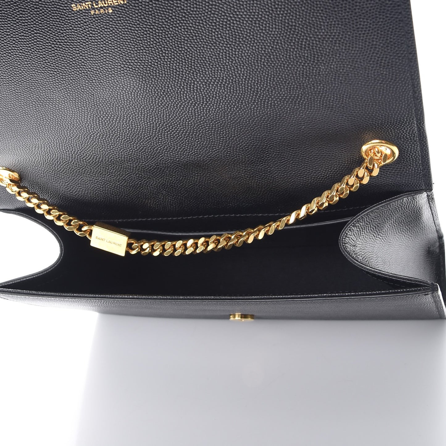 Grain De Poudre Medium Classic Monogram Kate Satchel Black